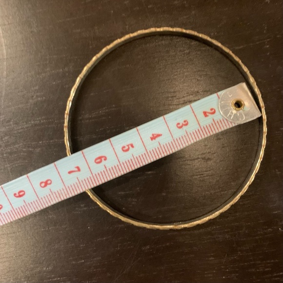 Vintage Gold, Copper, & Bronze Painted Metal Bracelets - 7 Piece Set - Picture 10 of 16